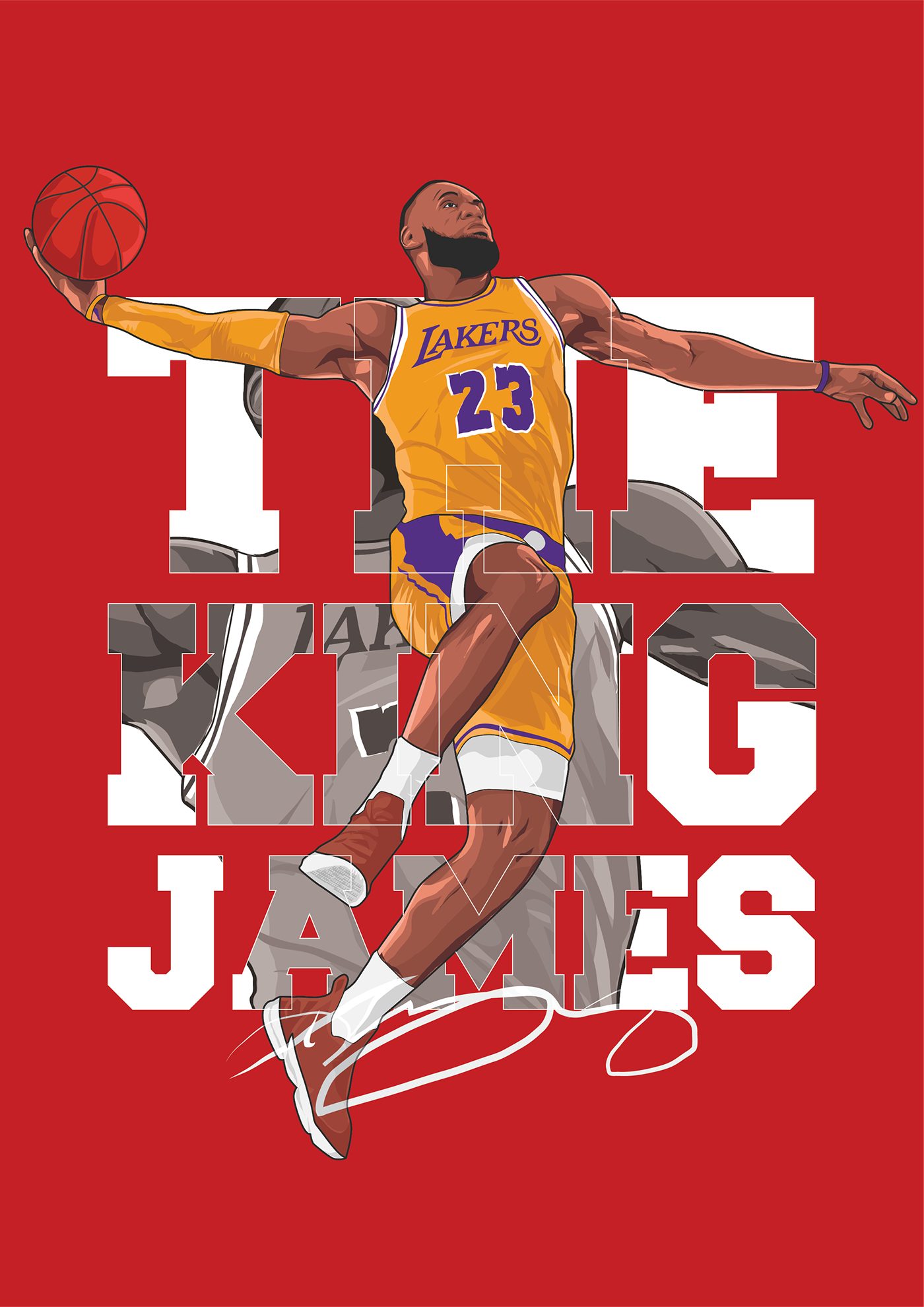 ILLUSTRATION  NBA vector basketball jordan Kobe Bryant LeBron James Michael Jordan NBA Art Nike
