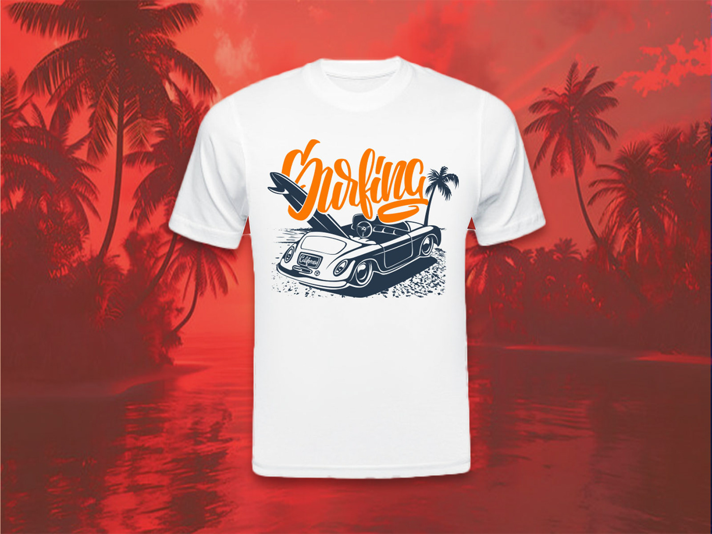 Summer T-shirt Design  