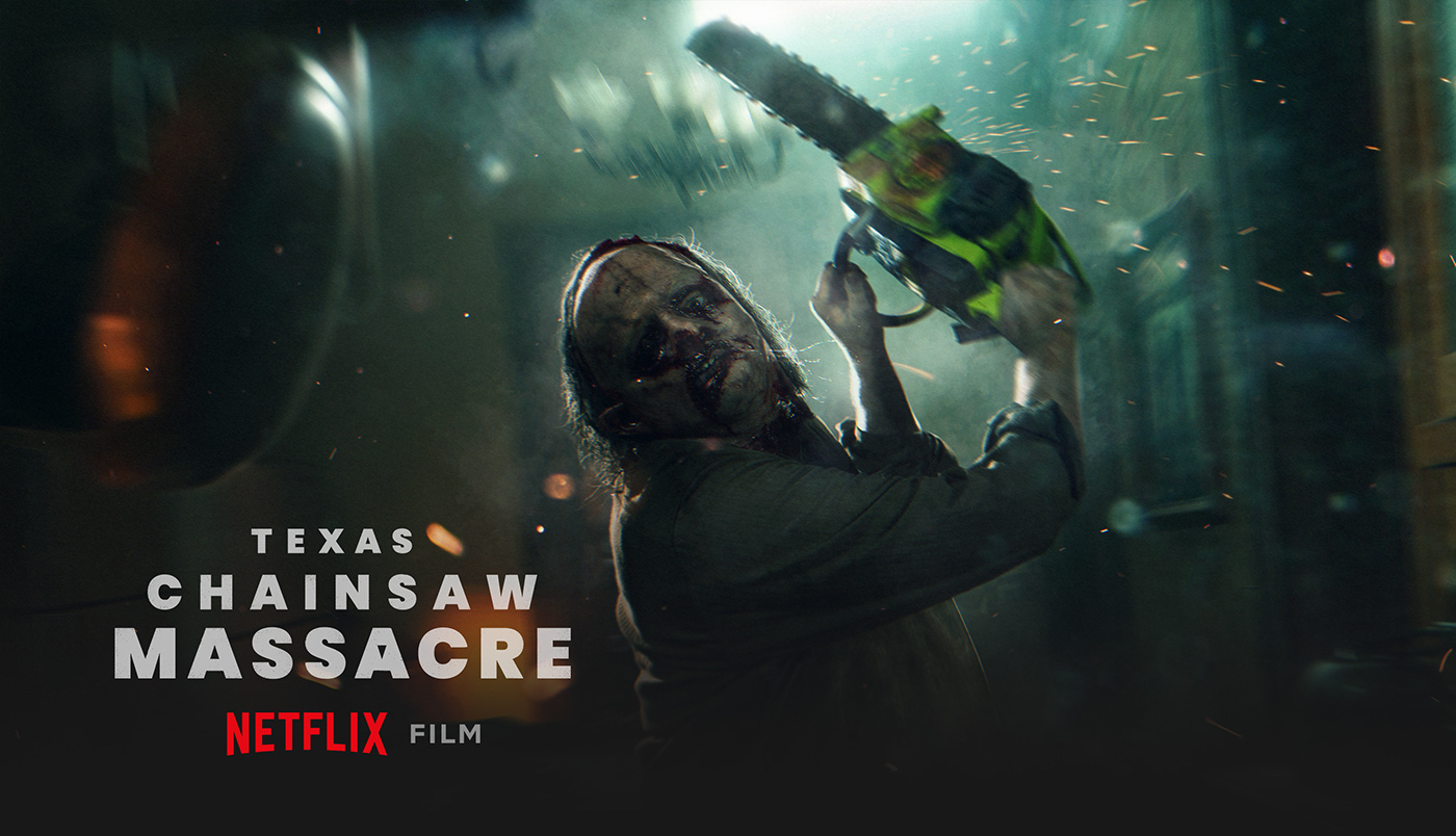 keyart Leatherface movieposter Netflix posterdesign studiofreak texas