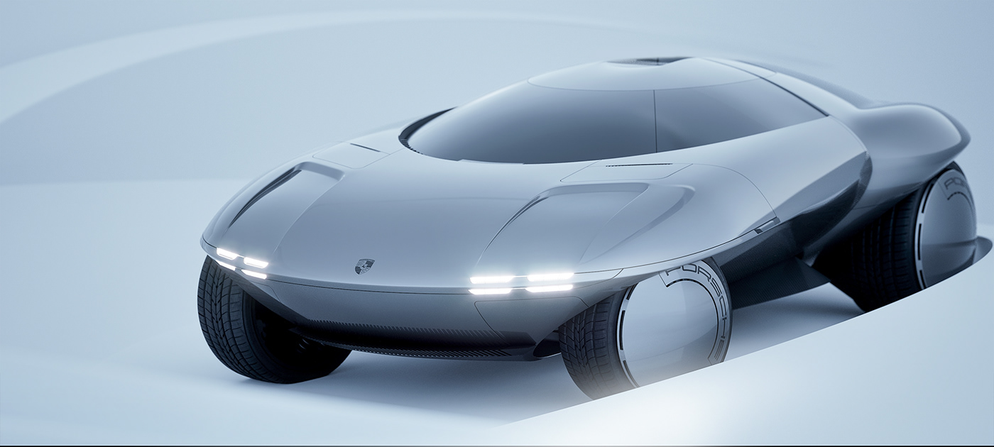 car automotive   car design Automotive design Porsche industrial design  Unreal Engine 3D exterior exterior design