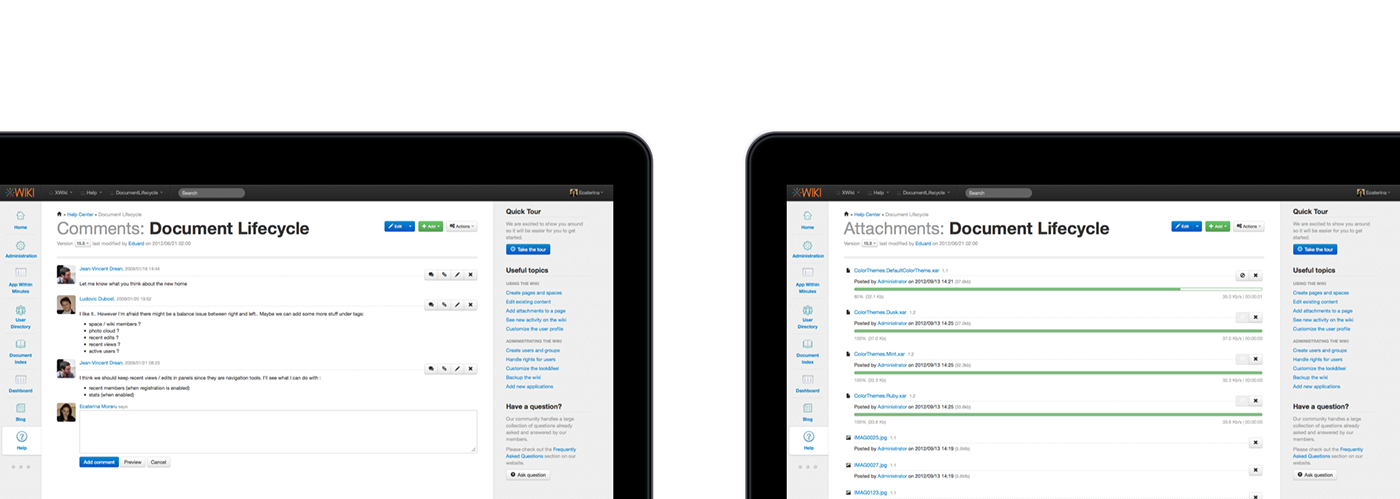 xwiki bootstrap Responsive css3 skin