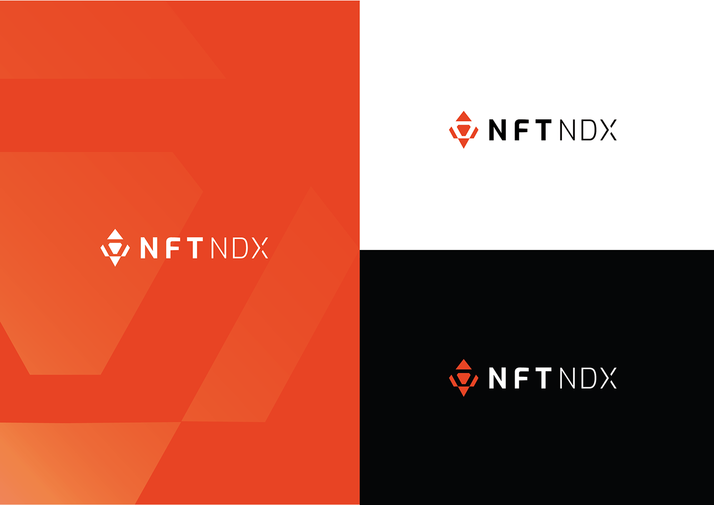 blockchain brand identity corporate crypto ethereum finance Logo Design nft NFTNDX visual
