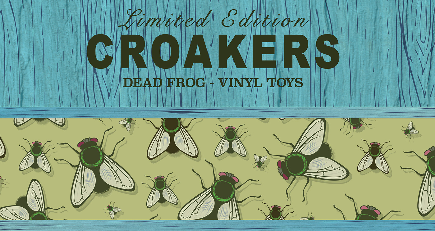 croak croakers frog lily Character toy toy design  product concept graphic