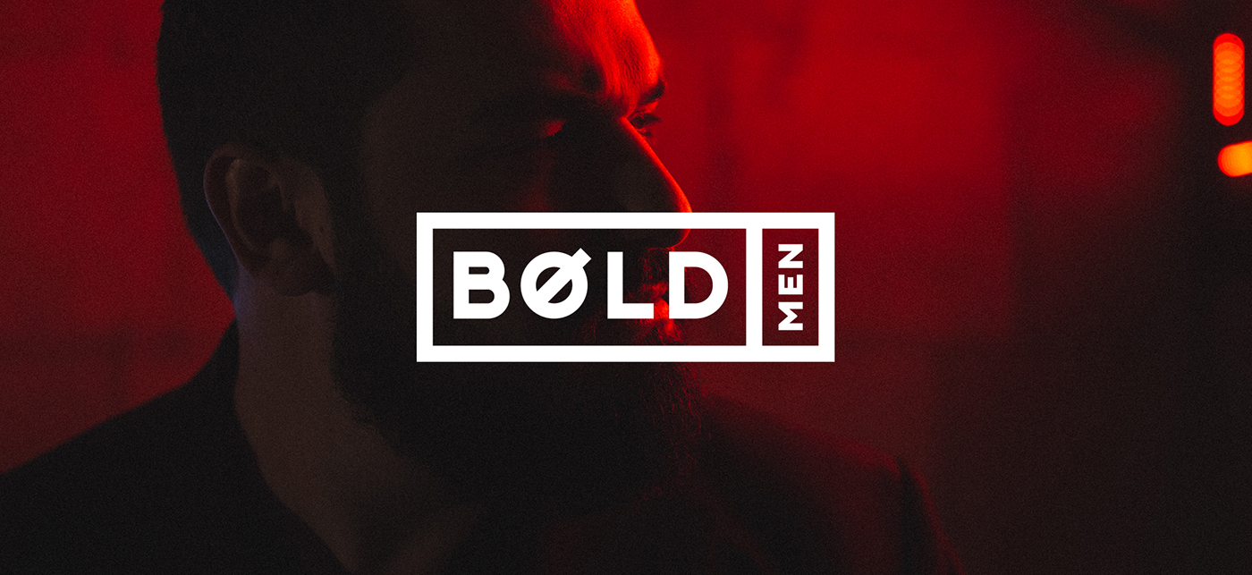 bold Packaging logo type beard balm oil braind Label black