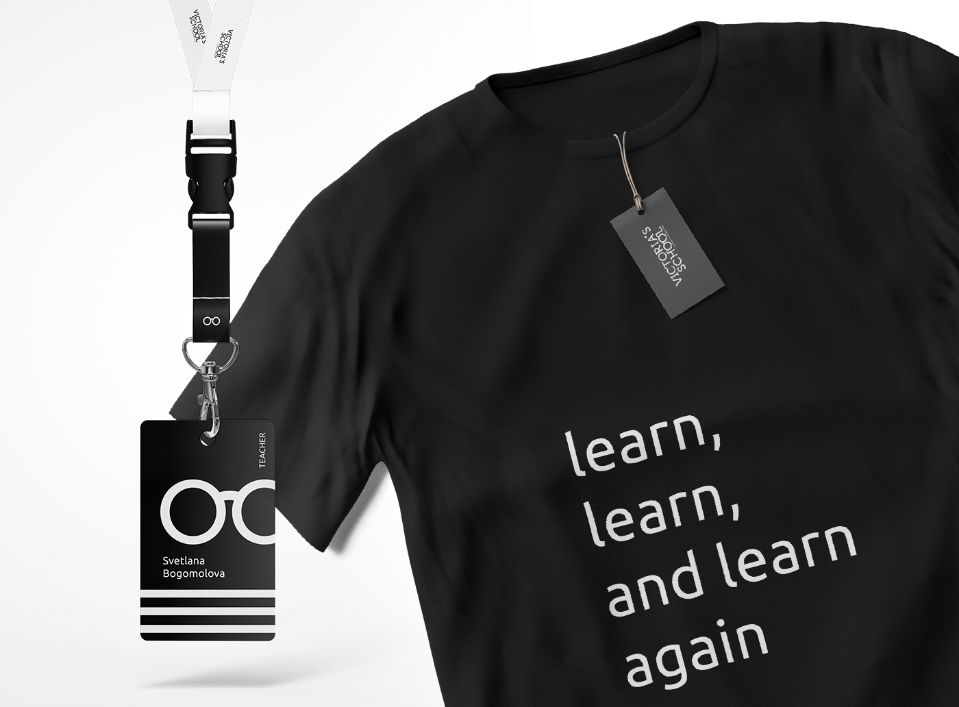 Black&white branding  design language school logo simple logo