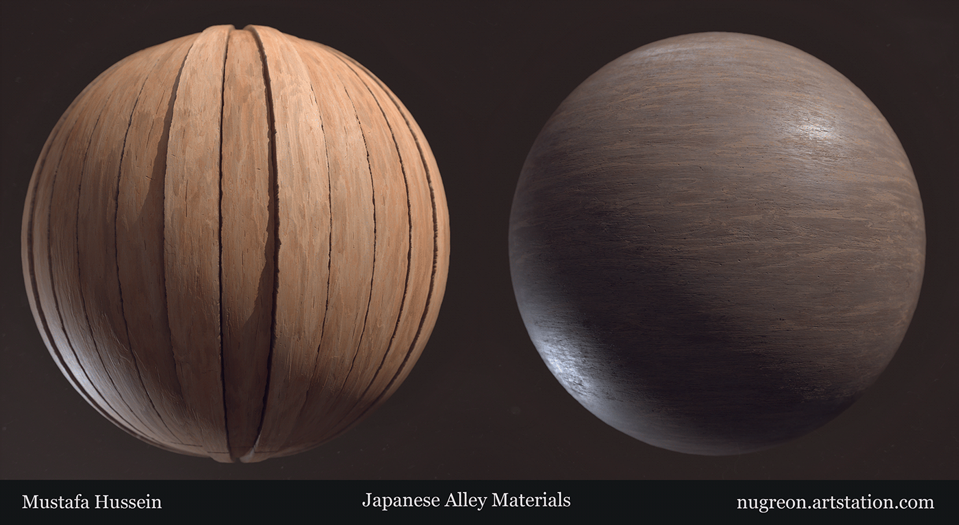 texture material substance game UE4 environment wood model old Procedural
