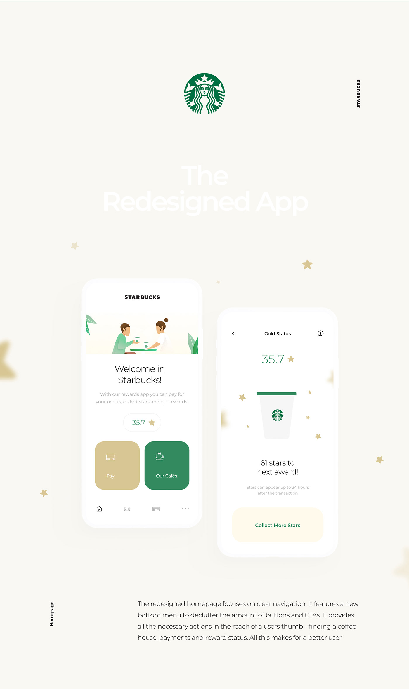 app clean Coffee find cafe ILLUSTRATION  mobile Pay starbucks UI ux