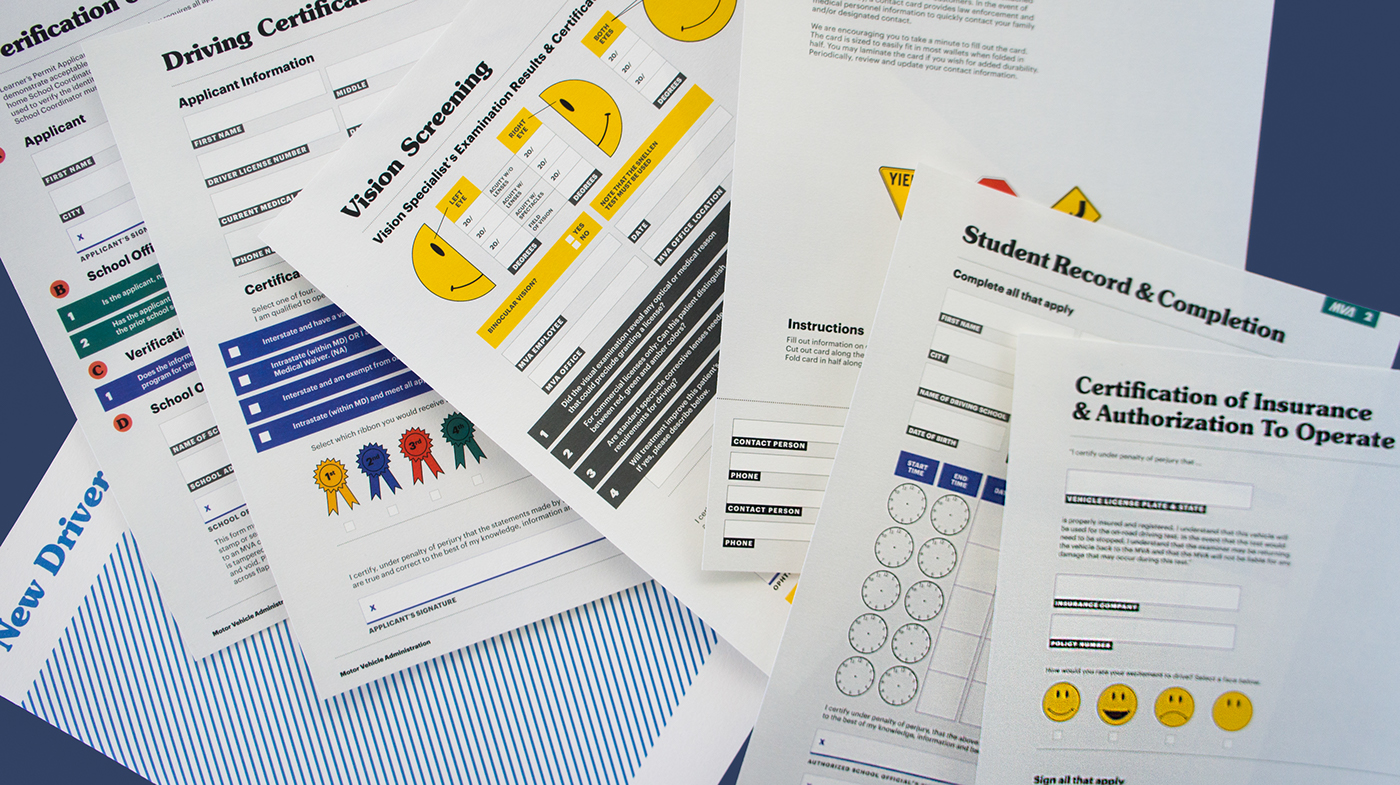 Forms design graphics Booklet packet Rebrand branding  art direction 