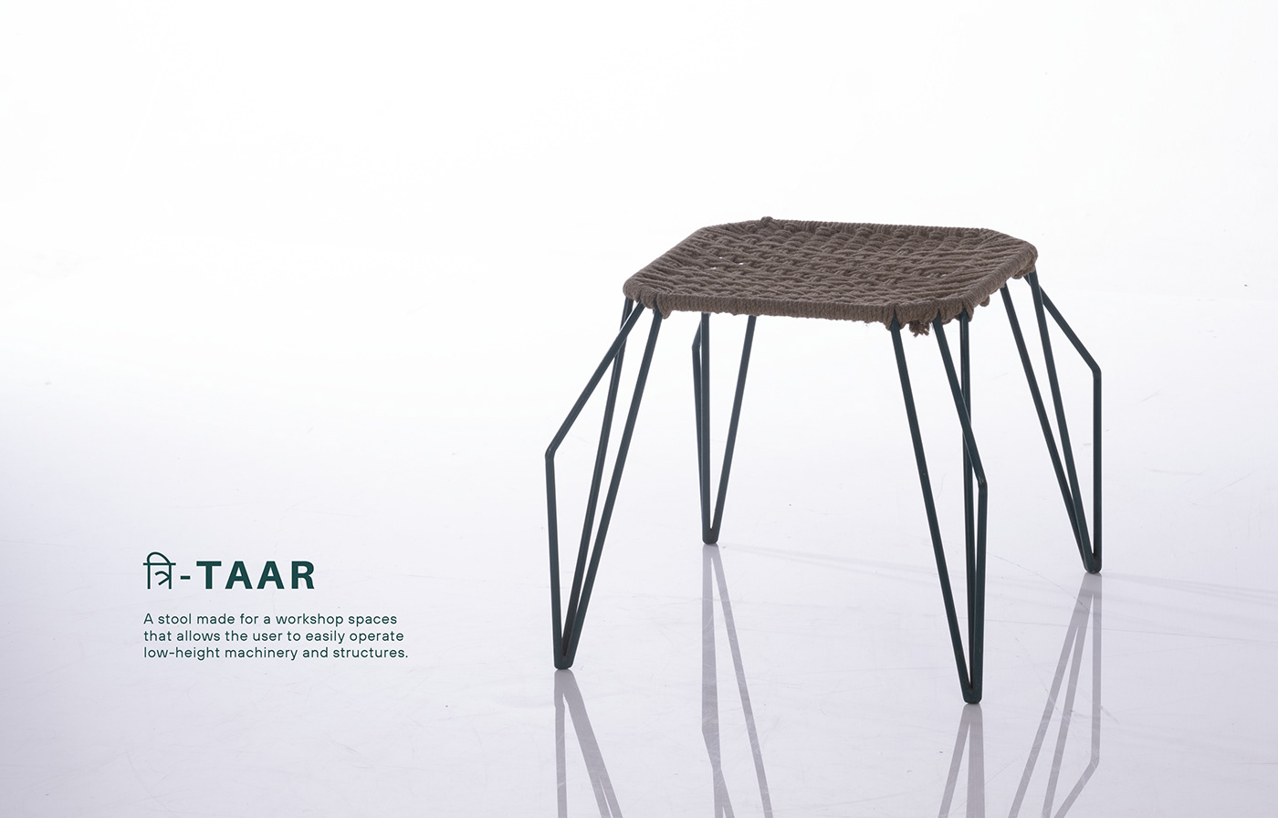 structures triangulation Stool Design stool Workshop durable affordable