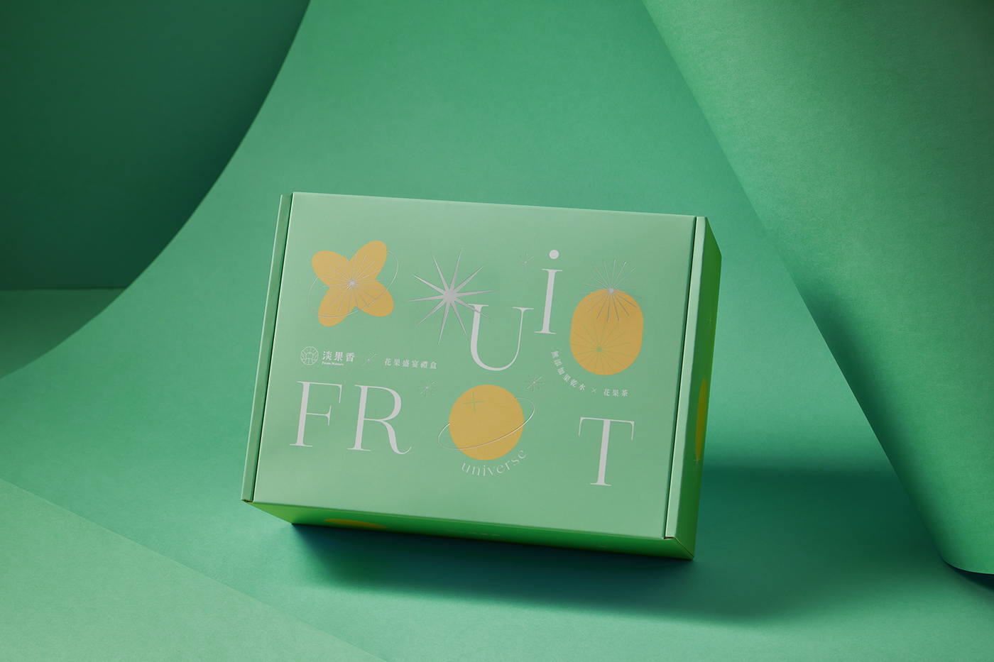 tea Fruit Packaging drink gift box 禮盒 包裝設計 平面設計 插畫