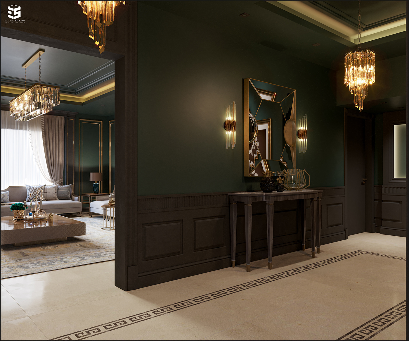 MAJLIS majlis design Majlis interior Majlis interior design majlisdesign Classic Classical Render interior design  CGI