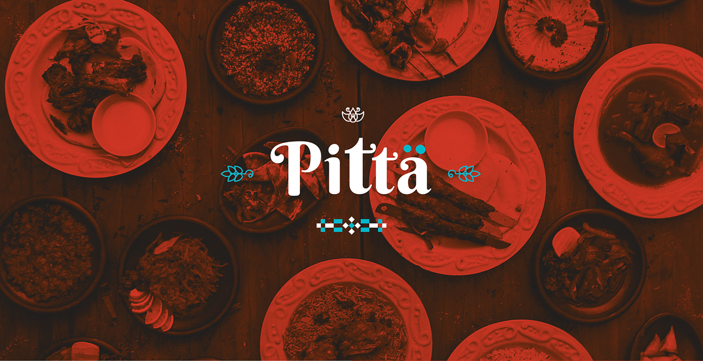branding  graphic design  Pitta mediterranean Indonesian bandung design Food  Restaurant Branding islamic art