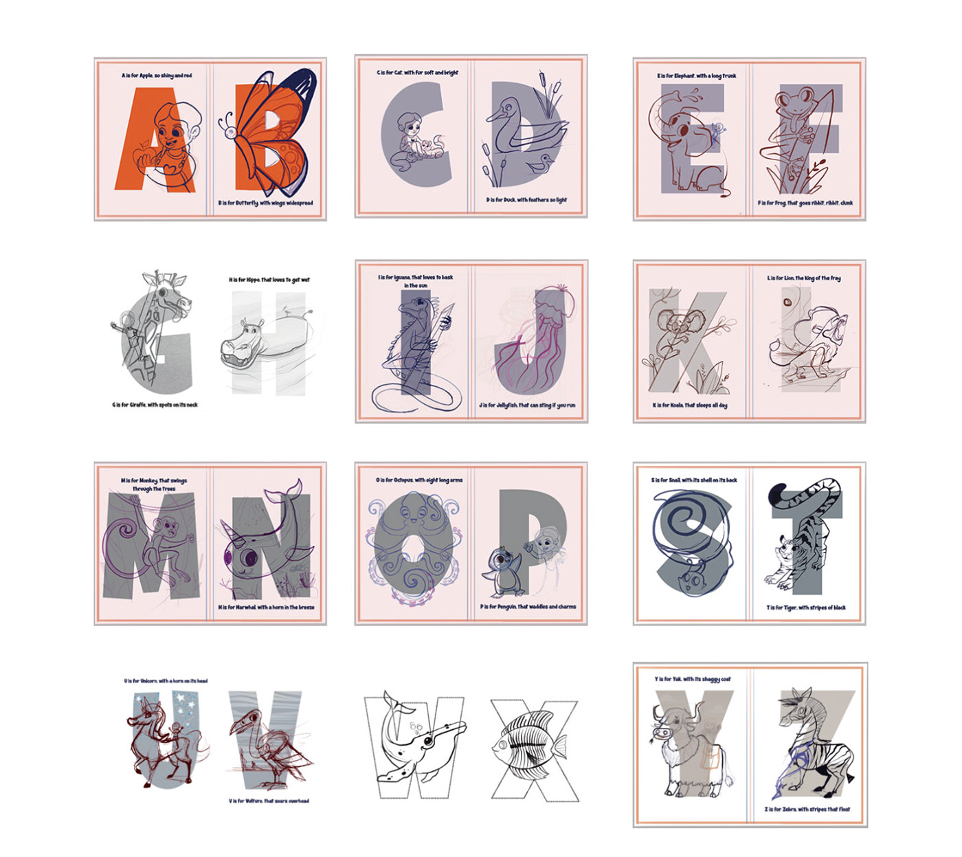 type design 36daysoftype lettering alphabet letters ILLUSTRATION  Drawing  digital illustration Graphic Designer childrenbookillustration