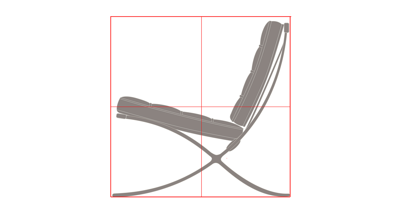 industrial design  chair design graphic design  mies van der rohe  architecture classic chair interior design  Geometry of Design Kimberly Elam