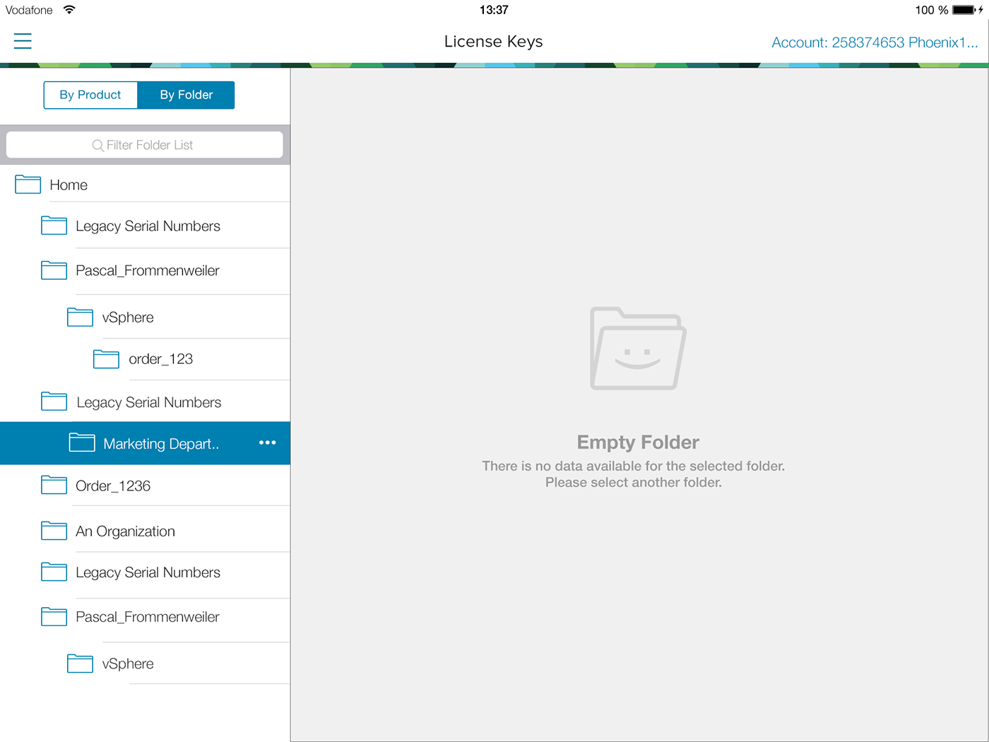 mobile tablet Folders Edting
