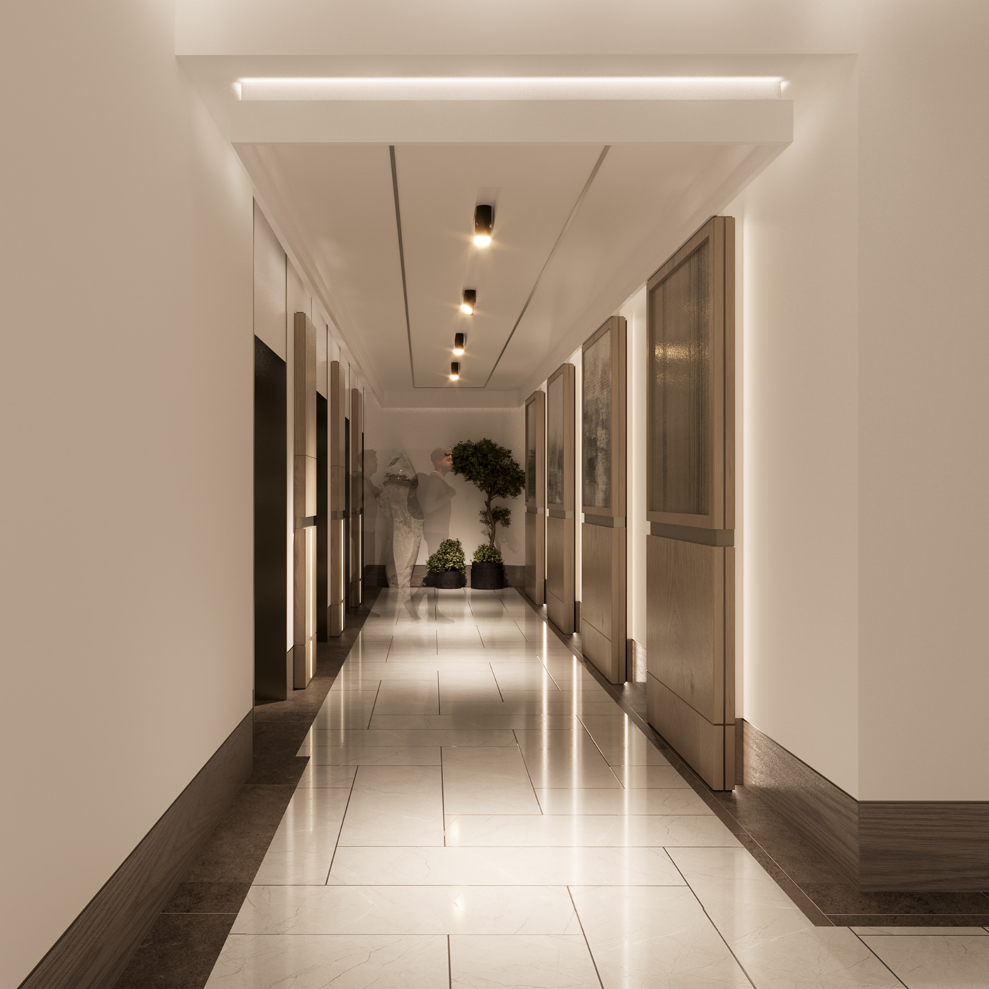 3dmax interior design  Render archviz CGI CoronaRender  Lobby lobby design visualization corona