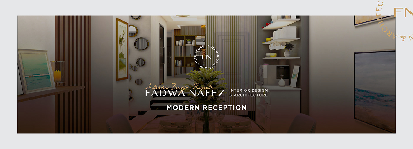 3ds max architecture dining Interior interior design  modern modern reception reception Render visualization