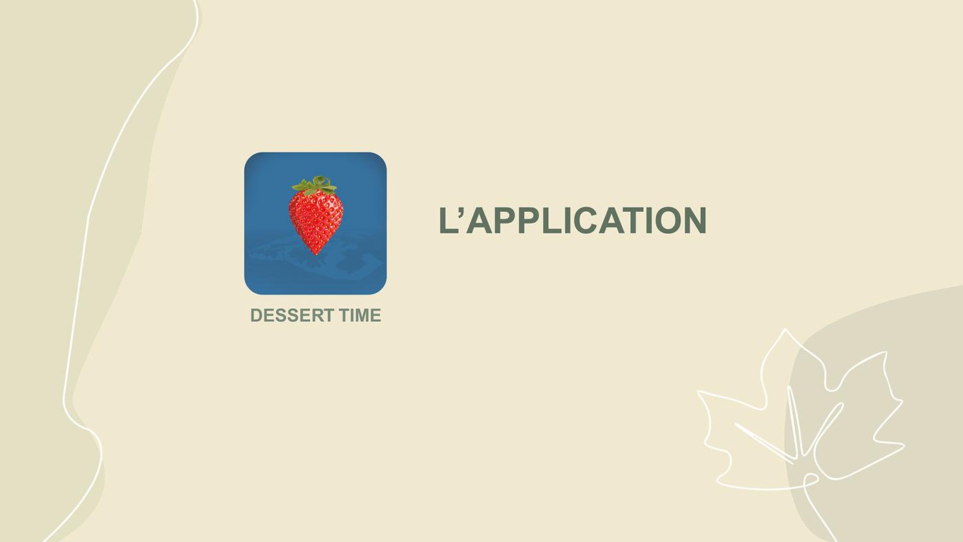 appli application Balade desert fraise gouter pblicite