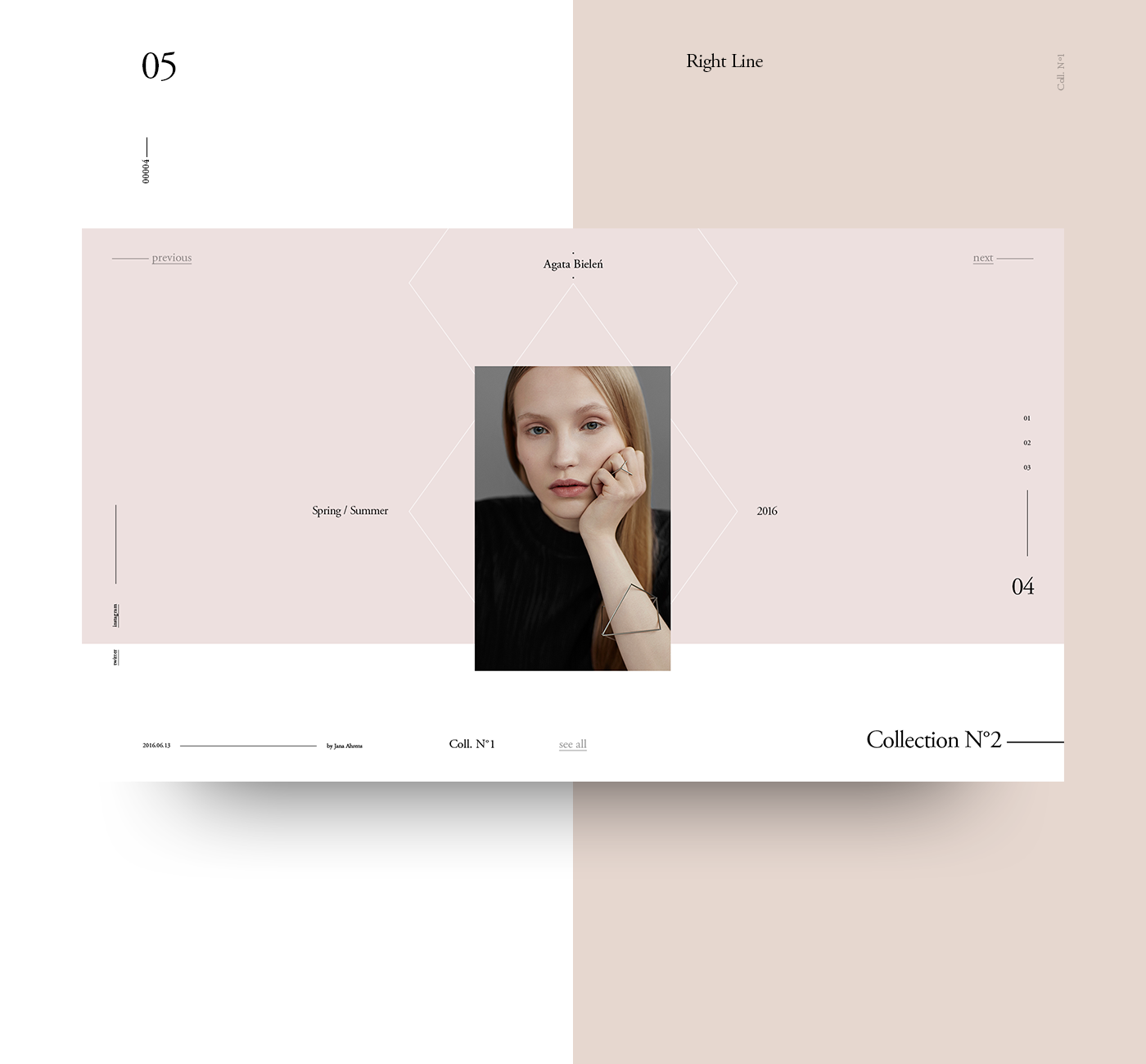 Fashion  Fibonacci freebie template grid Golden Ratio typography   Layout UI free