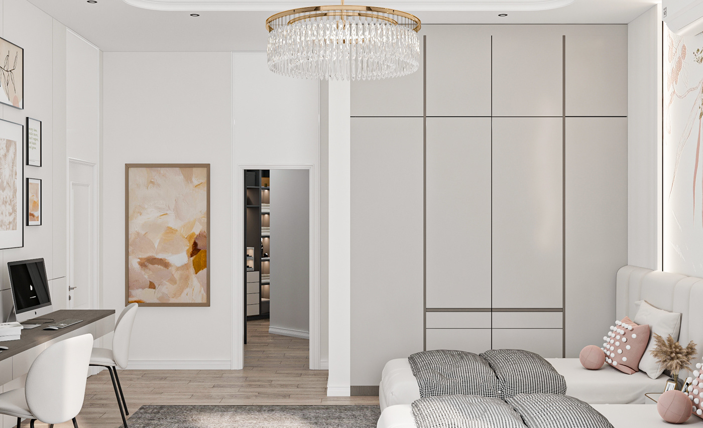 indoor 3ds max archviz visualization Render vray CGI bedroomdesign Girl Power