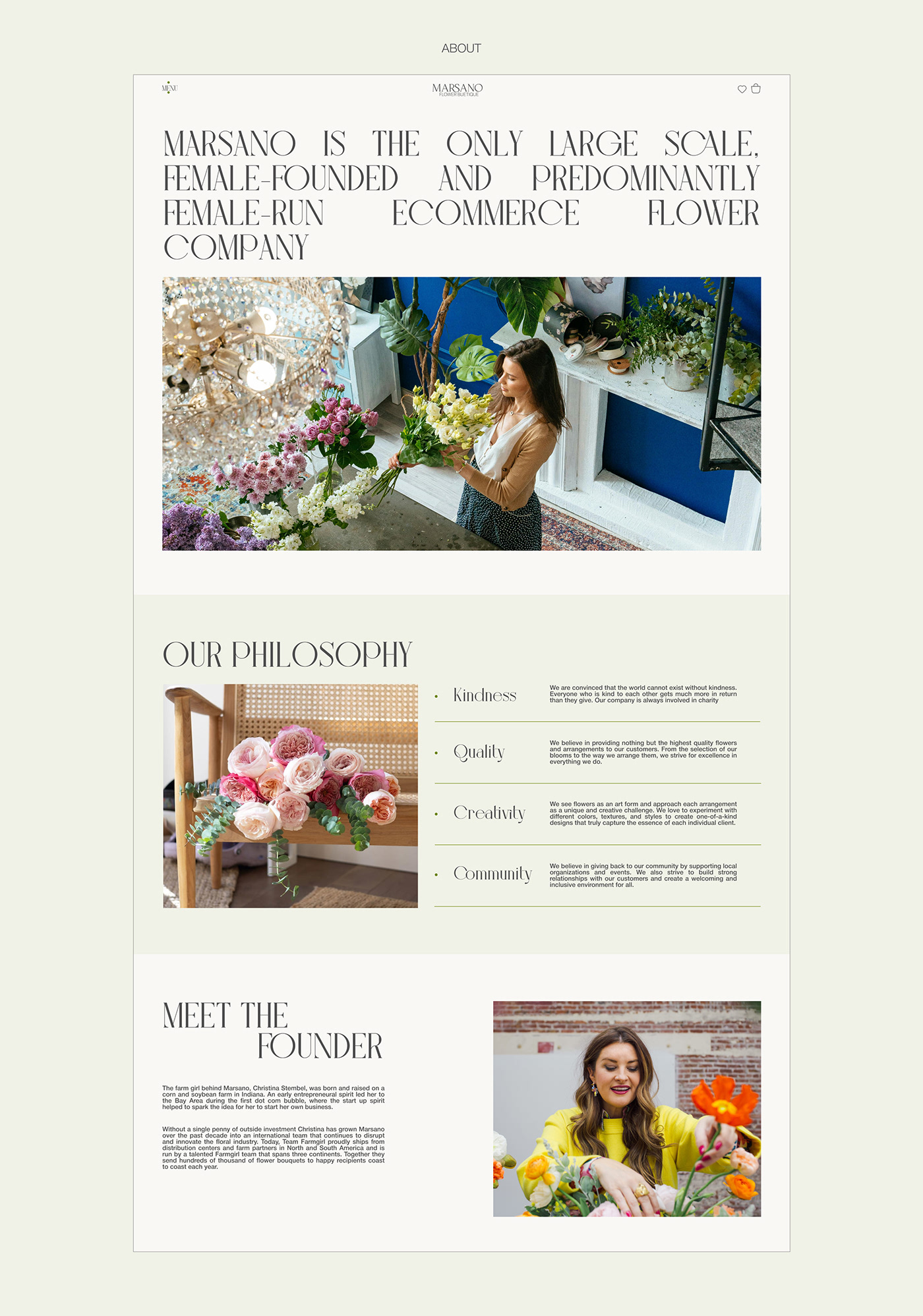 Flowers Ecommerce Website Design магазин цветов Flower Shop branding  Logo Design flower boutique shop identity
