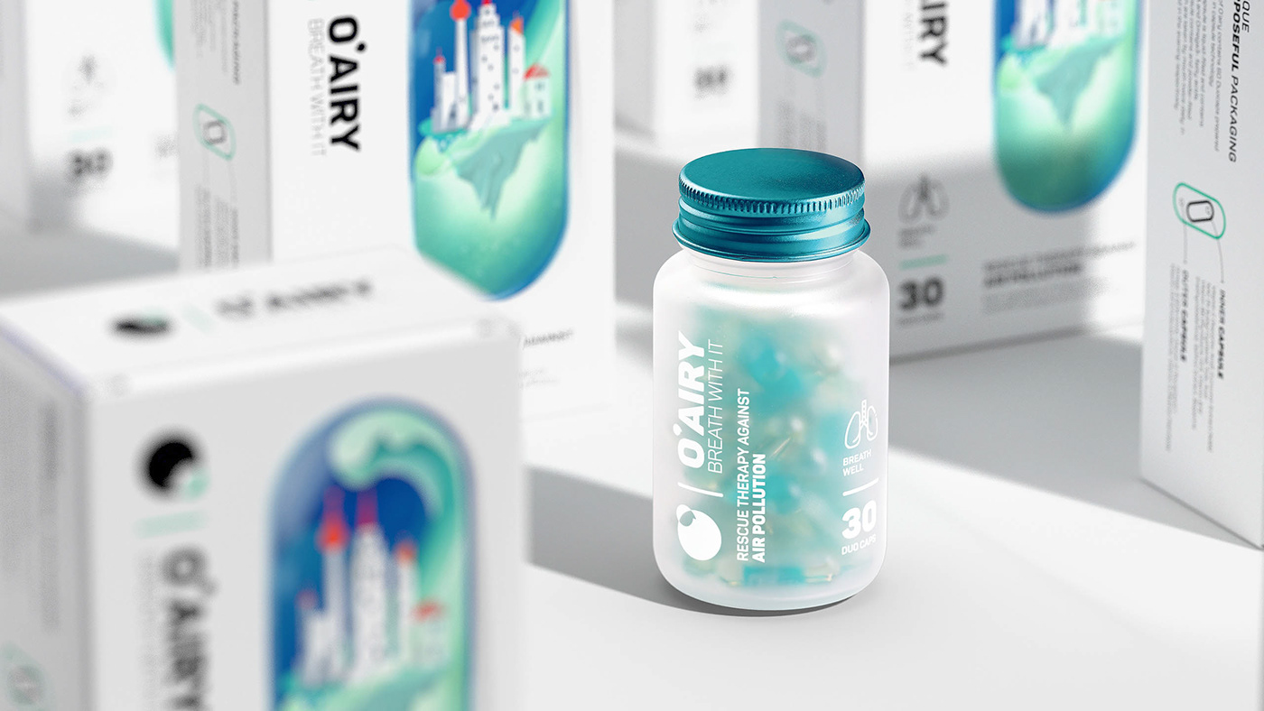 Argumented Reality ILLUSTRATION  Logo Design medicine medicine packaging Packaging packaging design smart packaging supplement Website Design