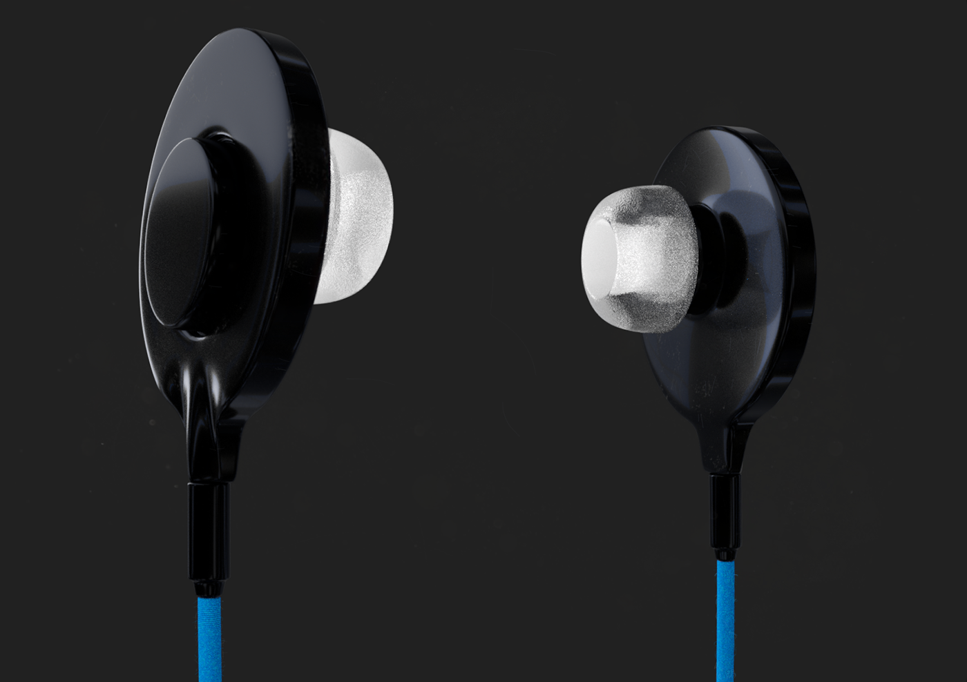 headphone visualization blender3d product design