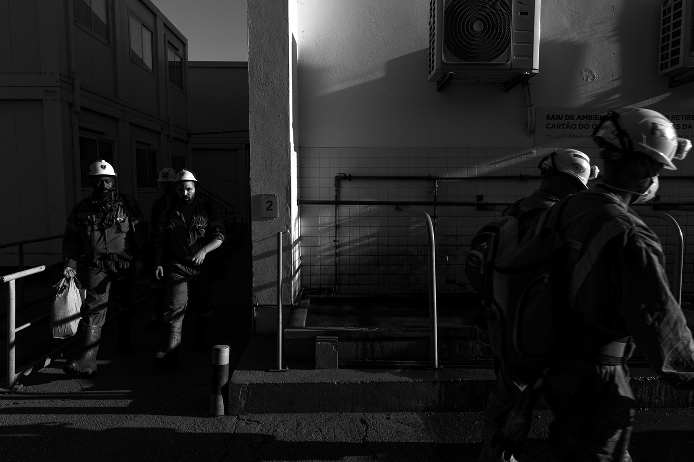 Portugal mine reportage photodocumentary blackandwhite portrait photographer joseferreira