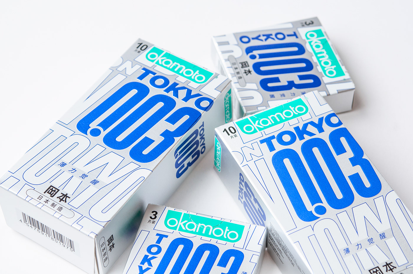 CONDOM okamoto Packaging packaging design