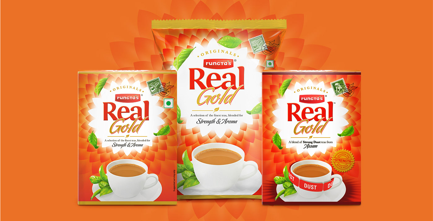 beverage branding  Packaging range logo package tea
