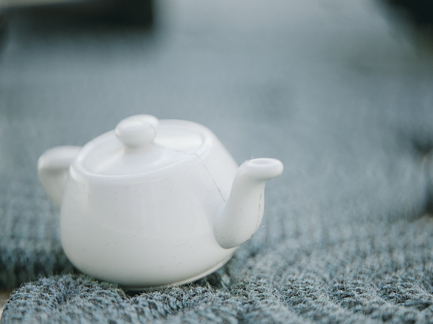 3D carpet CGI little macro mood photo Photography  teapot toy