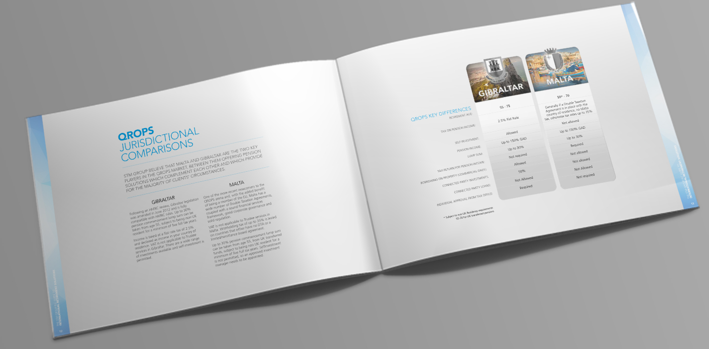 Web HTML wordpress editorial brochure financial pension International Landscape print