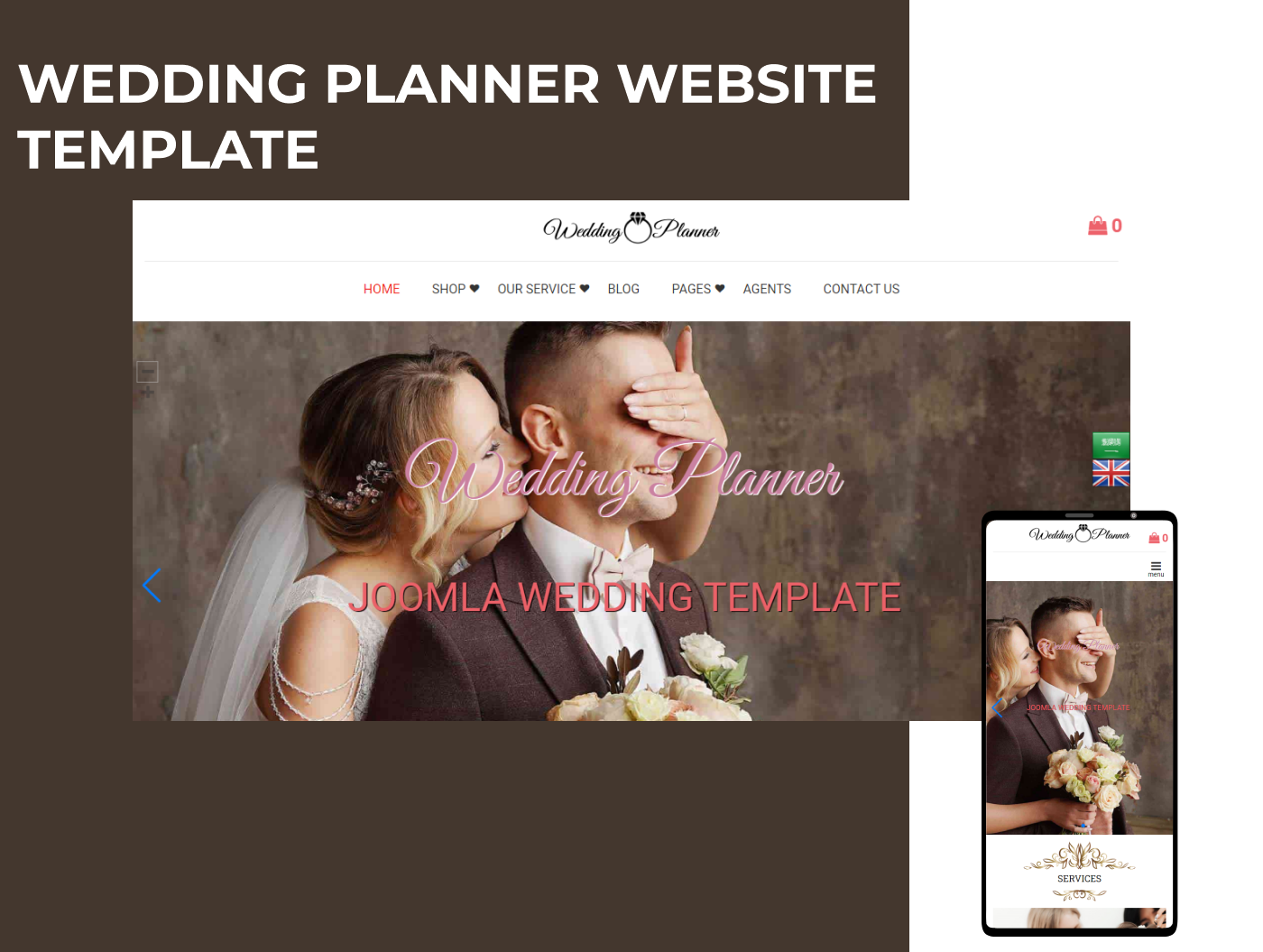 Blog gallery joomla Joomla4 marriage services shop template Website wedding