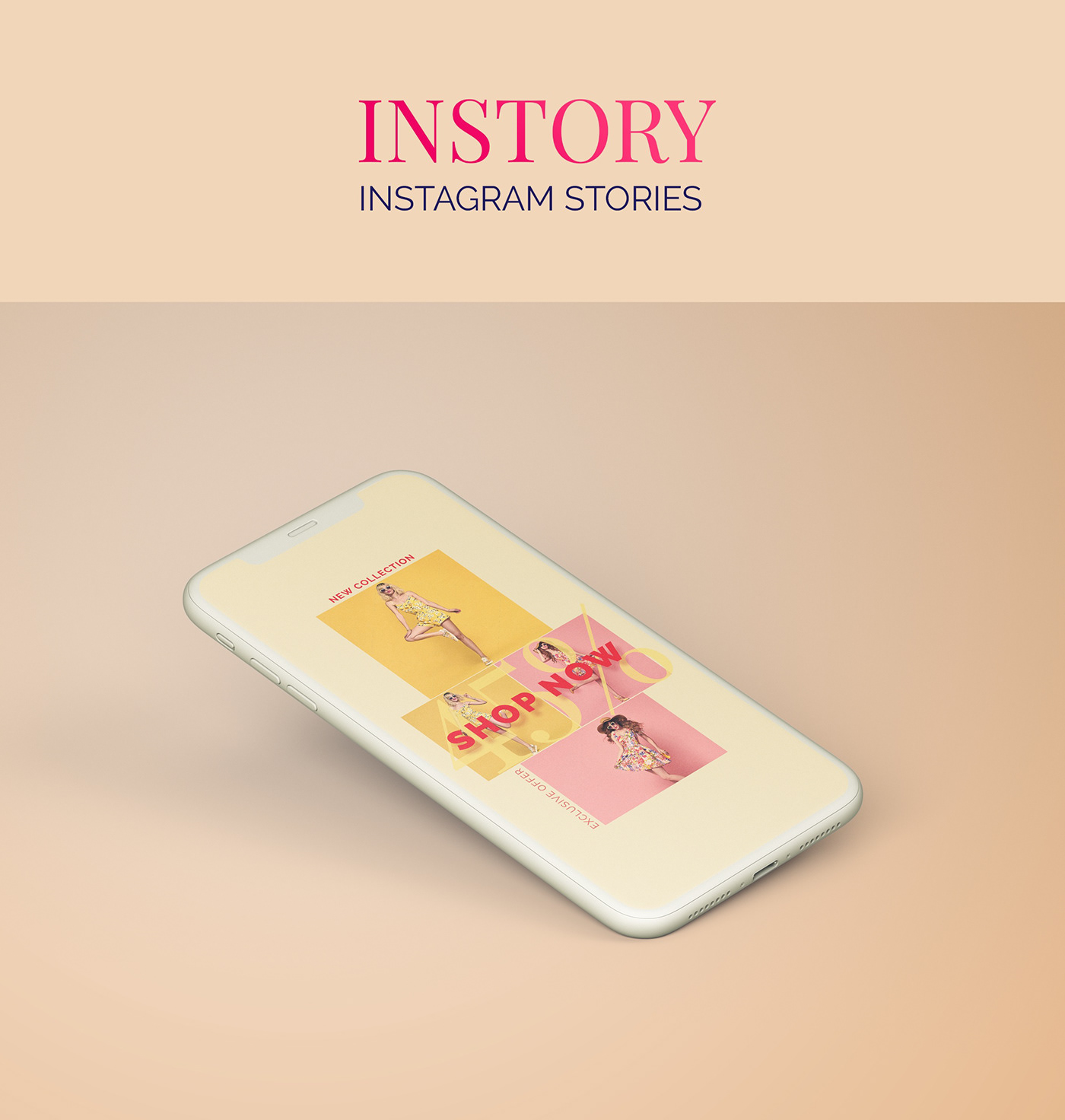 instagram story template SMM social media envato Mockup