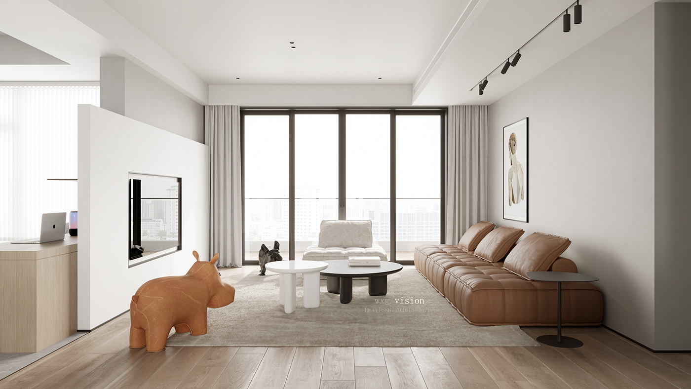 3D CGI corona Render 室内设计 建筑设计 效果图 现代住宅