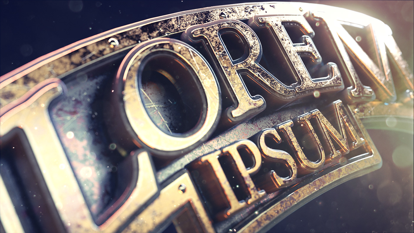 Title Render 3D Ident styleframe motion graphics  bumper MoGraph texturing redshift