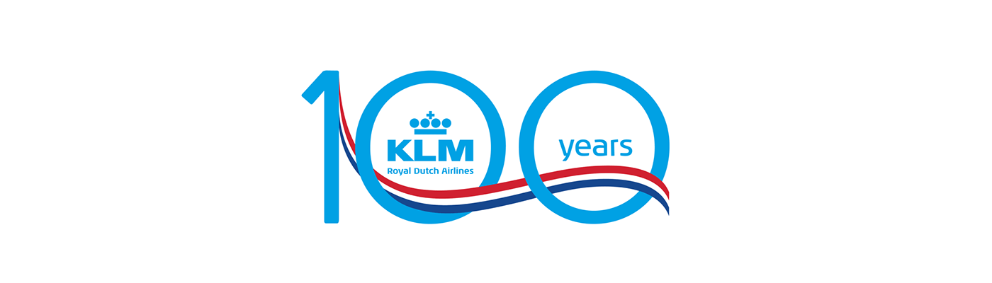 KLM KLM 100 Years Holland Herald  hearts Art Associates ILLUSTRATION  Aircraft aviation New York amsterdam