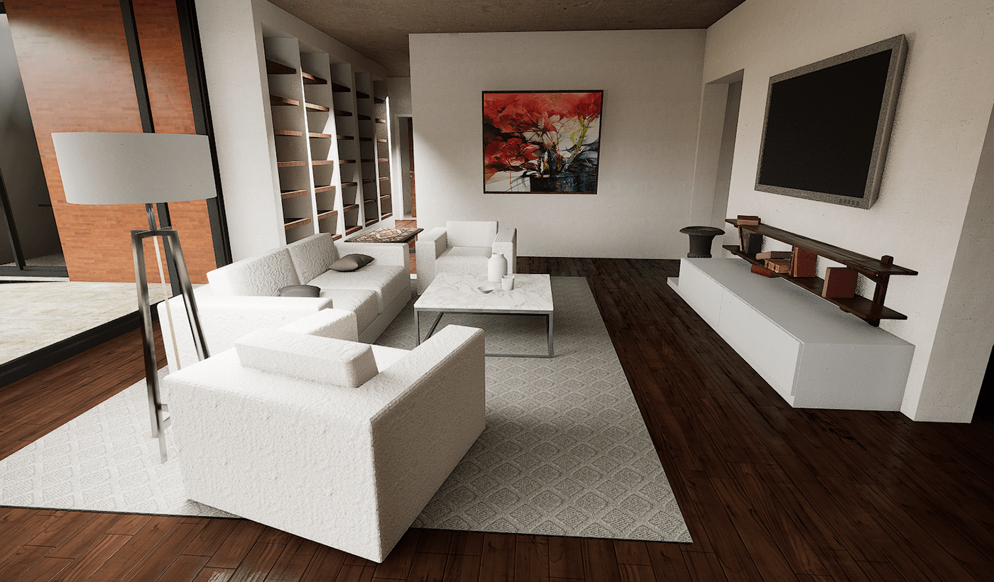 Unreal Engine SketchUP Render archviz interior design  architecture visualization 3D 3ds max