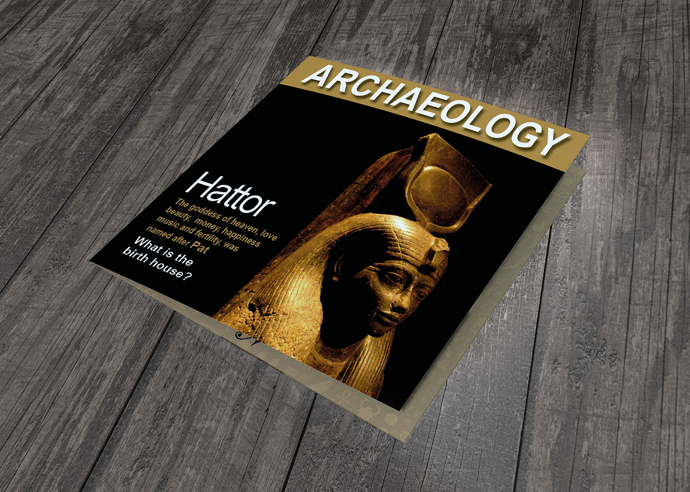 archaeology Booklet brand dendera Hattor history Horus magazine temple