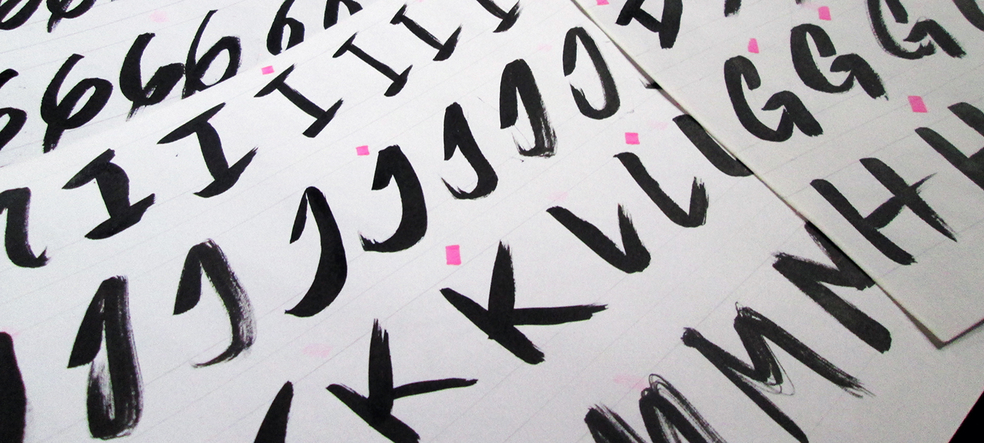 type typography   graphic design  brush 80's Synthwave retrofuturism Glitch handmade