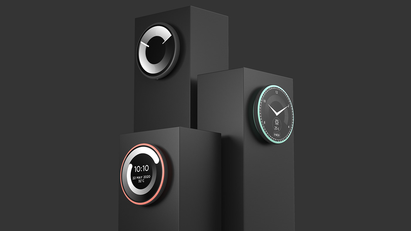 clock google nest Smart apple bluetooth design product Samsung UI/UX