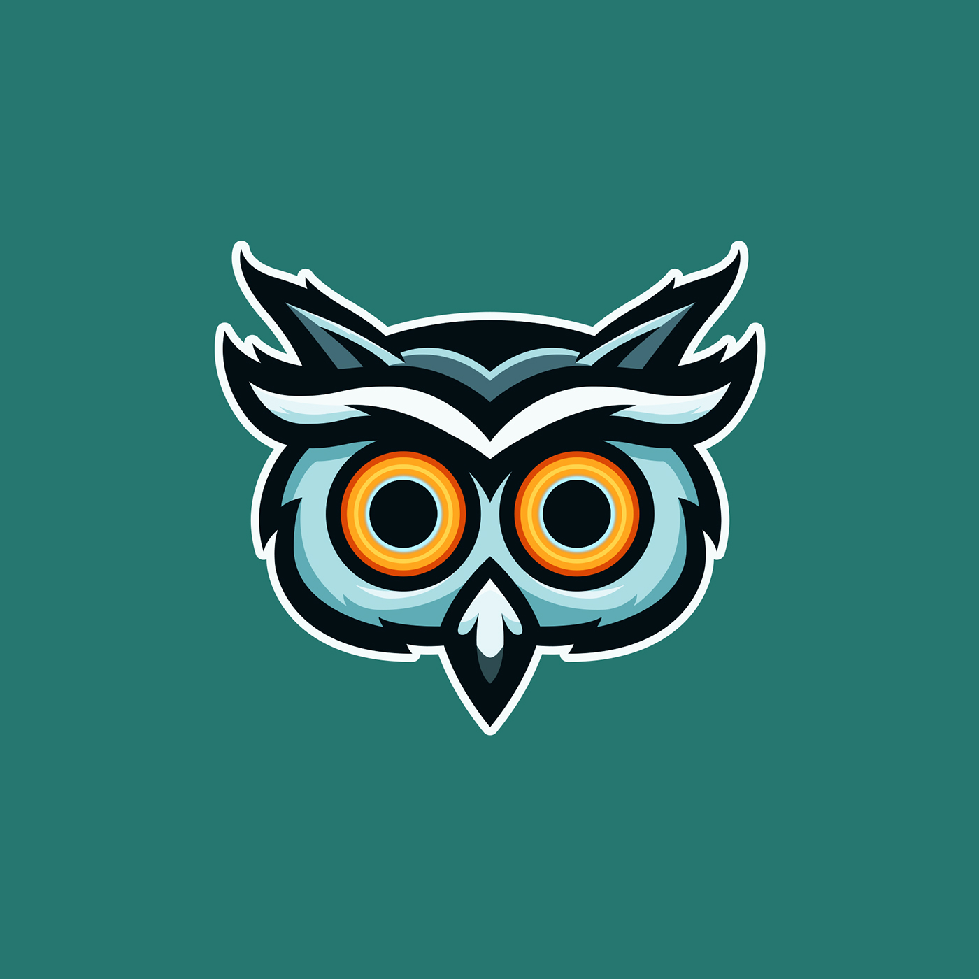 owl logo Mascot branding  animal ILLUSTRATION 