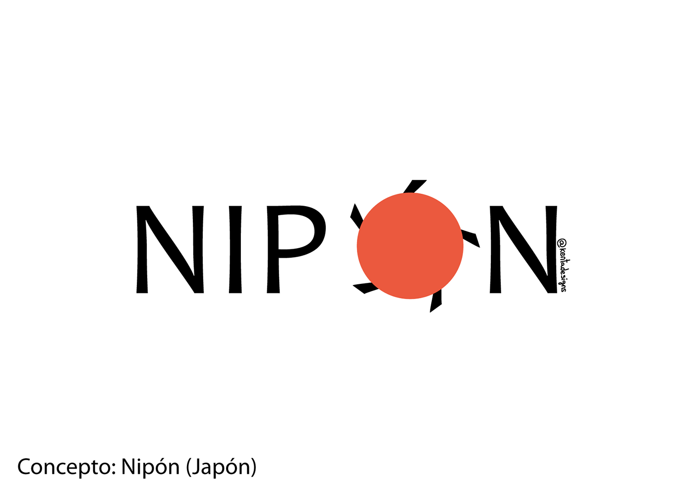 adobe illustrator graphic design  japan JAPON nipon sakura typography  