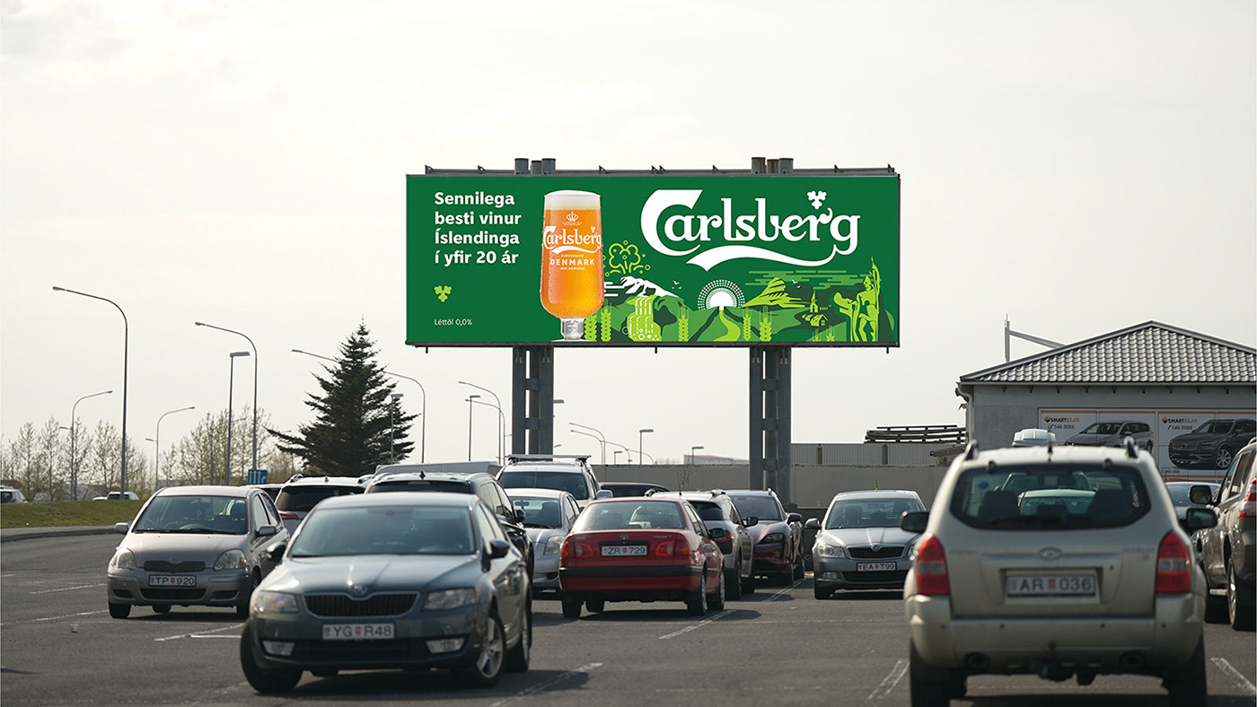 Carlsberg beer graphic design  Packaging packaging design visual identity brand marketing   Advertising  Graphic Designer