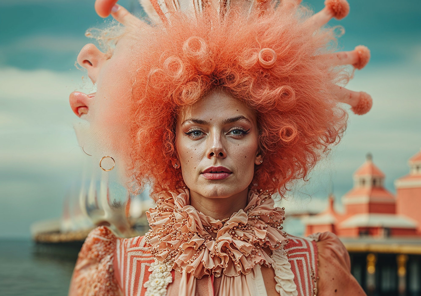 Circus Victorian Seaside ai aiart Entertainment weird english england period drama