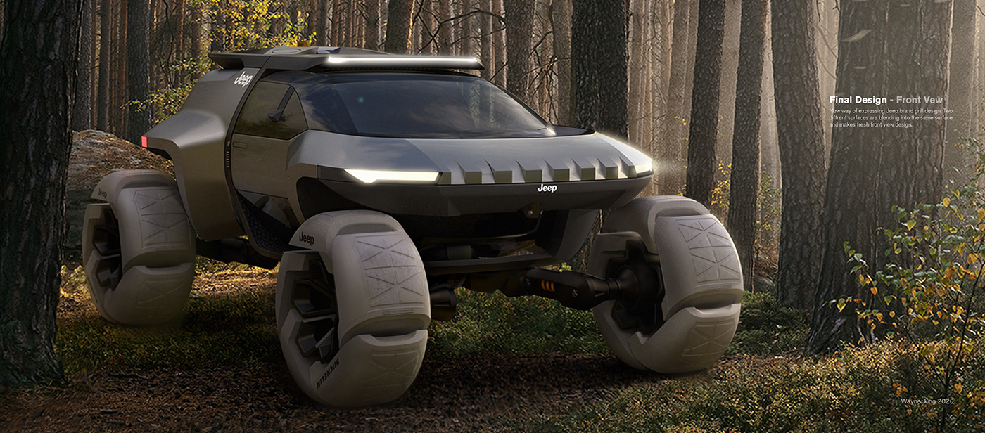ACCD buggy car design car sketch concept car jeep off roading suv Wayne Jung Wyein Jung