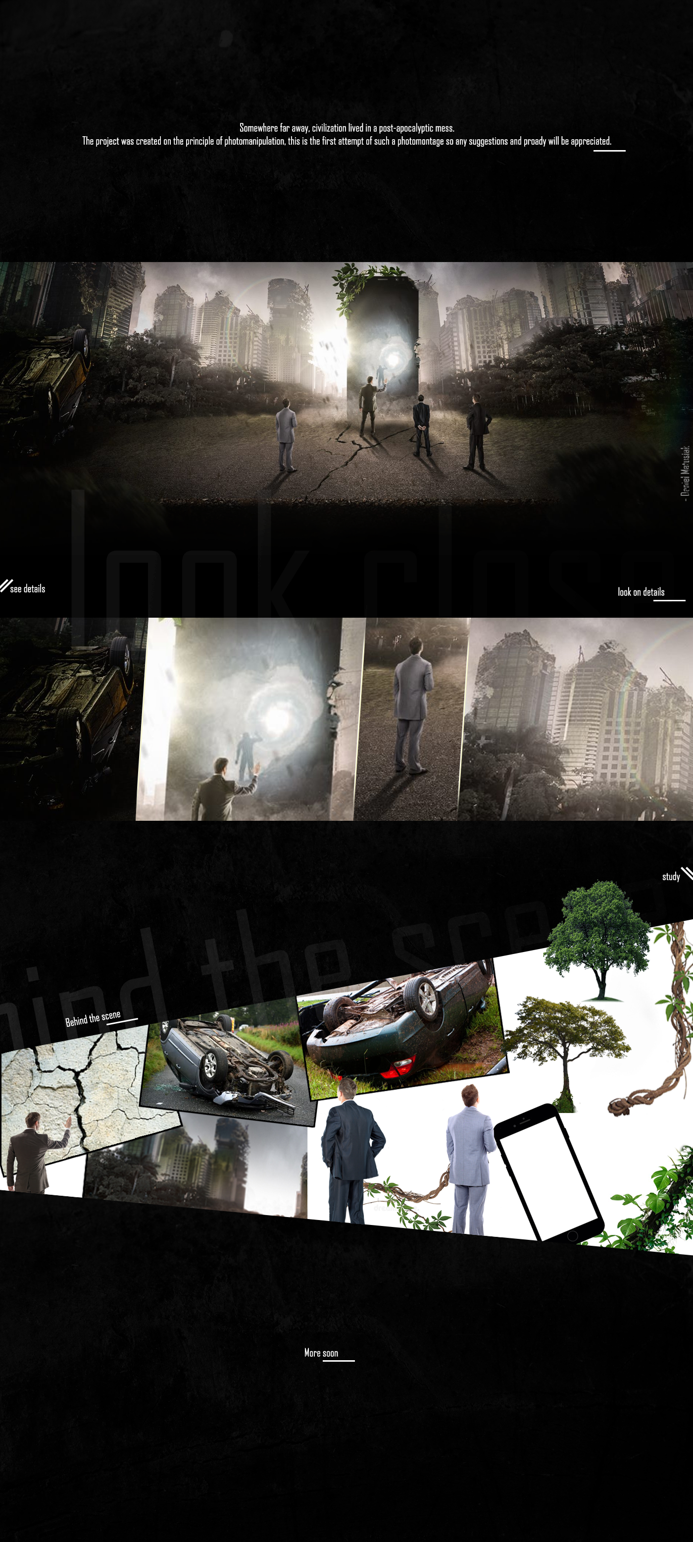 photomontage photomanipulation post-apocalyptic strange Civilization creative design