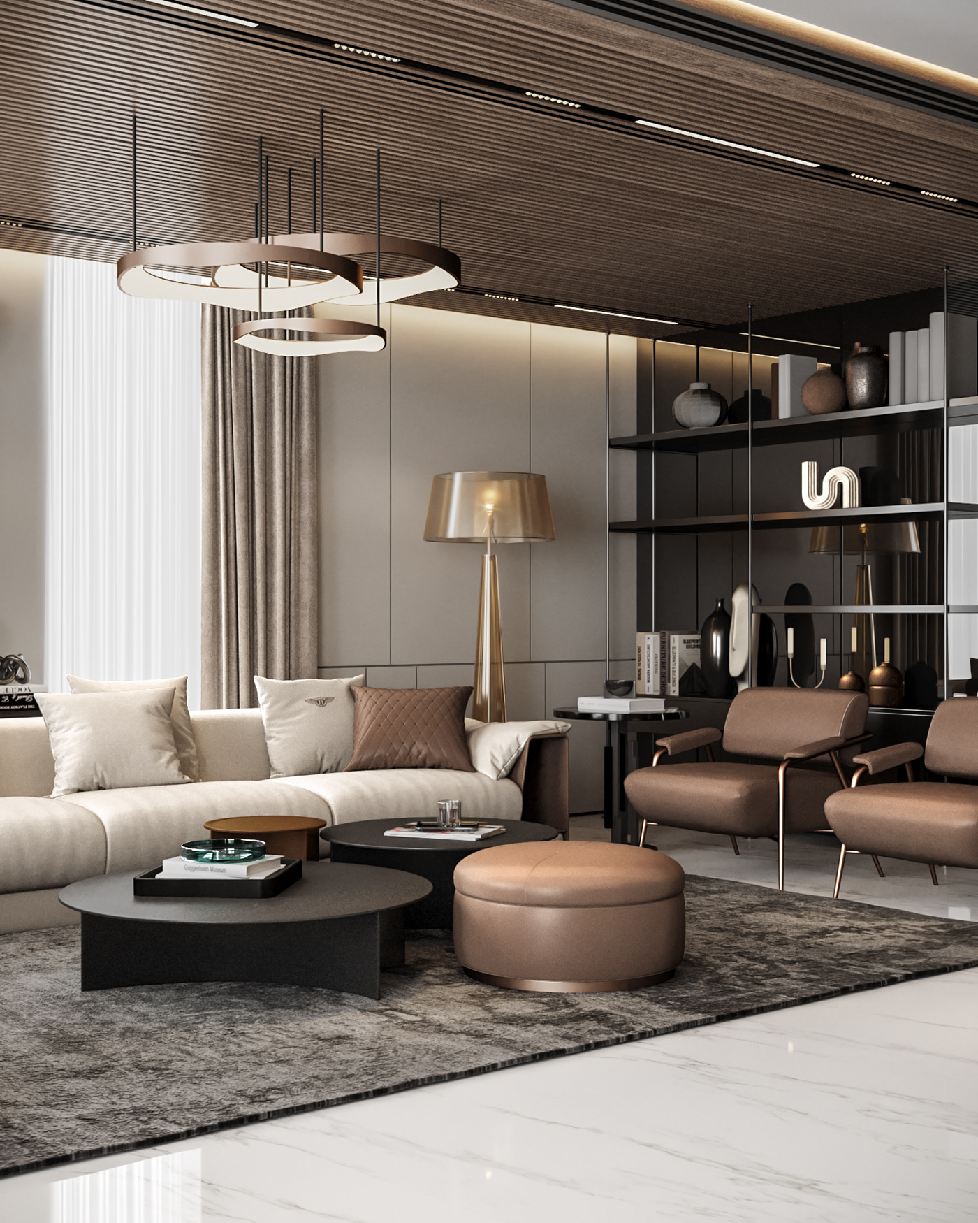 Interior visualization architecture 3ds max corona interior design  corona render  furniture cattelan italia Minotti