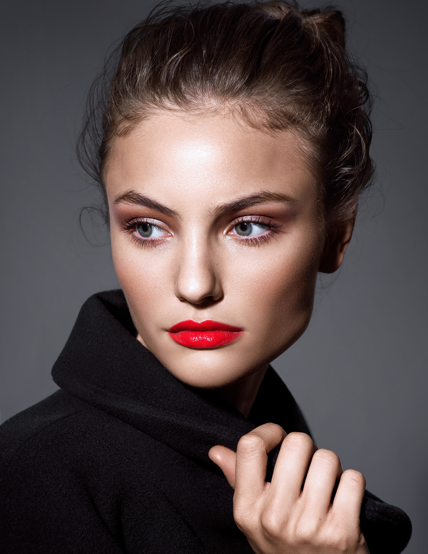 beauty makeup model studio Fashion  portrait lighting model test