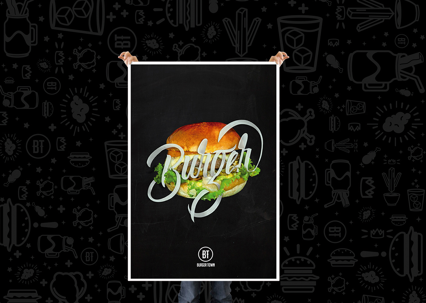 #Branding #packaging #Design #Burger #photography #letters #lettering #illustration